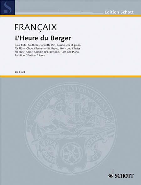 Heure Du Berger : For Piano and Woodwind Quintet.