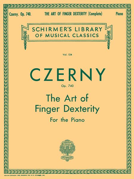 Art Of Finger Dexterity Op. 740 Complete (Vogrich).