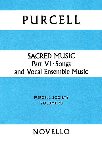 Sacred Music, Part 6 : Songs And Vocal Ensemble Music.