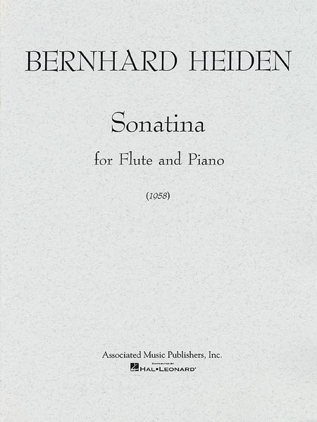Sonatina : For Flute and Piano.
