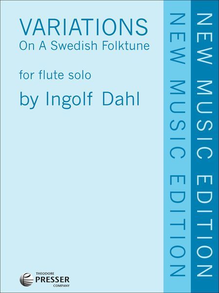 Variations On A Swedish Folktune : For Flute Solo.
