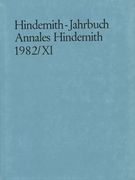 Hindemith - Jahrbuch, 1982/XI.