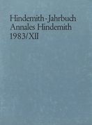 Hindemith - Jahrbuch, 1983/XII.