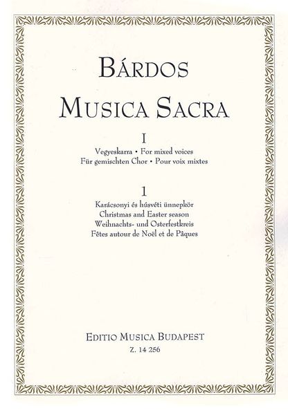 Musica Sacra, Vol. I : For Mixed Choir.