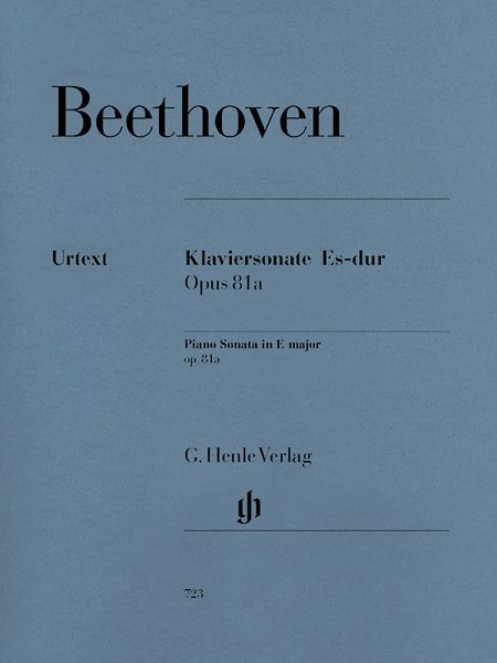 Sonata In Eb Major, Op. 81a : For Solo Piano (1809/10).