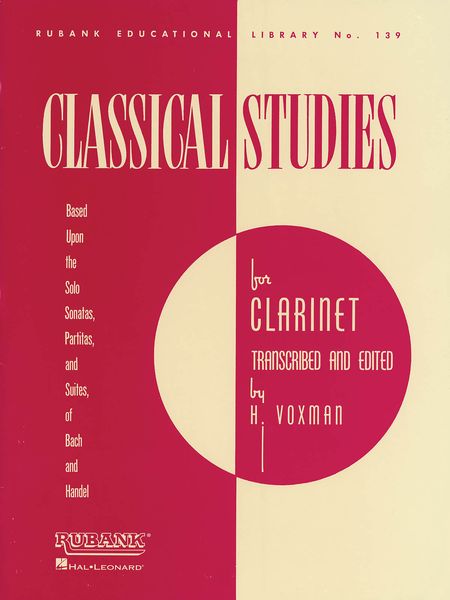 Classical Studies For The Clarinet.