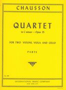 String Quartet In C Minor, Op. 35 (Unfinished).