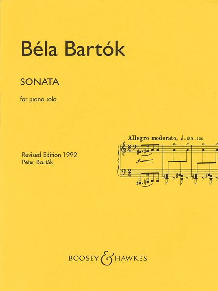 Sonata (1926) : For Piano Solo / Revised Edition By Peter Bartok.