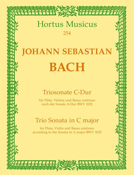 Trio Sonata In C Major : For Flute, Violin, and Basso Continuo.