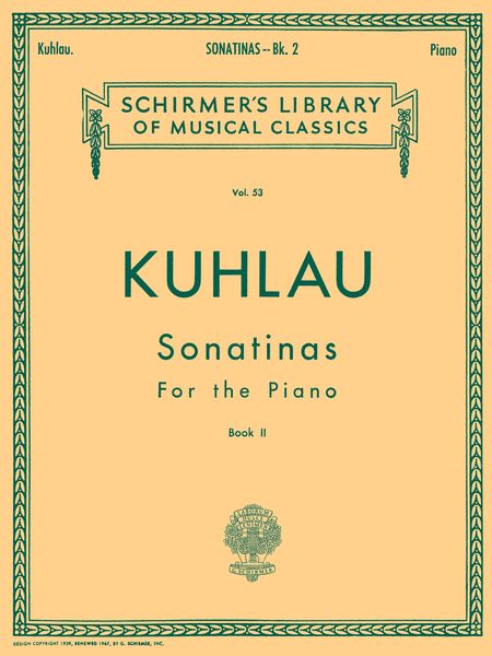 Sonatinas, Vol. 2 : For Piano.