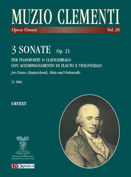 Sonate (3), Op. 21 : For Piano (Harpsichord), Flute and Cello.