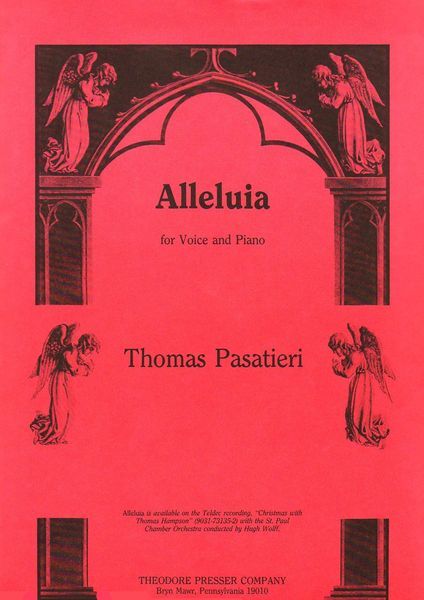 Alleluia : For Voice And Piano.