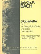 6 Quartette No. 3 : For Flute, Violin, Viola, and Bass.