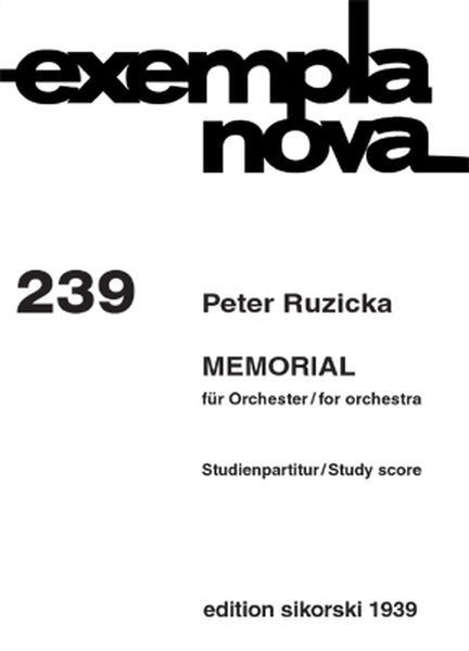 Memorial : For Orchestra.