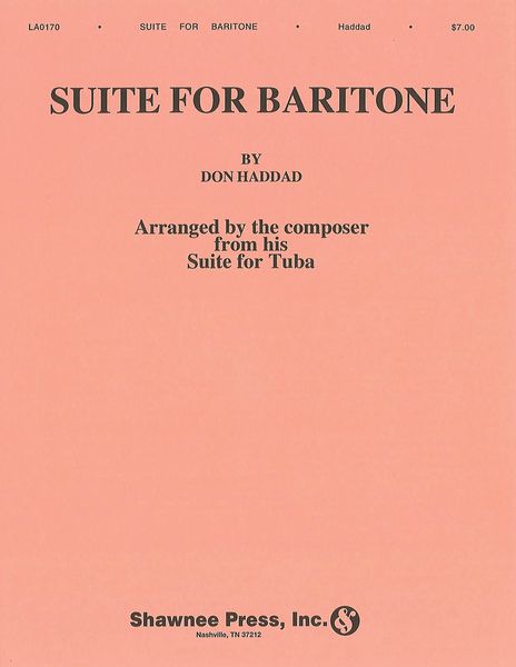 Suite : For Baritone & Piano.