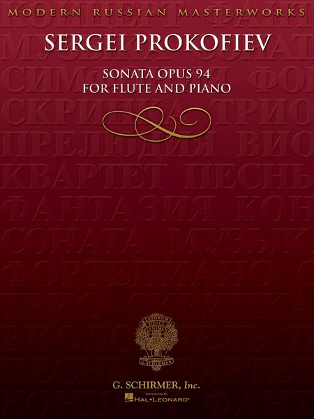 Sonata, Op. 94 : For Flute and Piano.