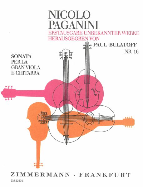 Sonata Per la Gran Viola E Guitar.