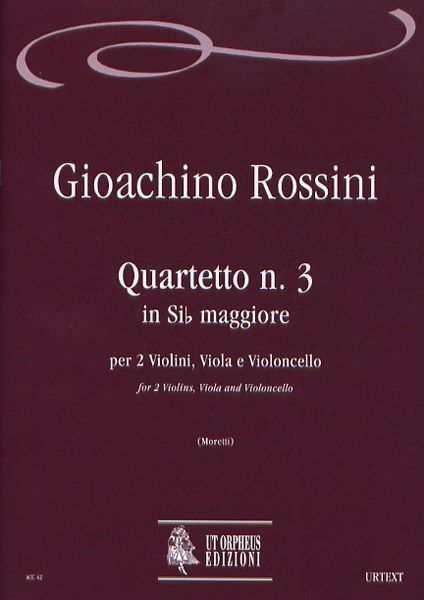 Quartetto N. 3 In Si Bemole Maggiore : Per 2 Violini, Viola E Violoncello.