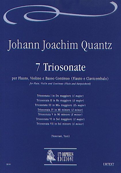7 Triosonate : Per Flauto, Violino E Basso Continuo / Vol. 4 : Triosonata IV In Mi Minore.