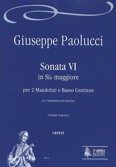 Sonata VI In Si Bemolle Maggiore : Per 2 Mandolini E Basso Continuo.