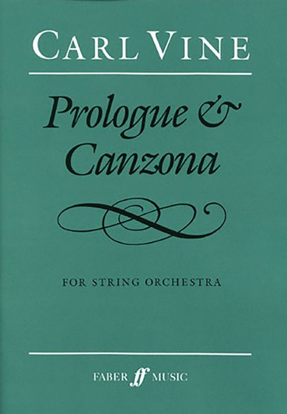 Prologue and Canzona : For String Orchestra (1985-86).