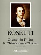Quartett In Es-Dur, Murray Rwv B17 : Für 2 Klarinetten und 2 Hörner.