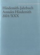 Hindemith - Jahrbuch, 2001/XXX.