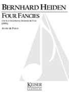 Four Fancies : For Alto Sax, Tuba and Marimba (1992).