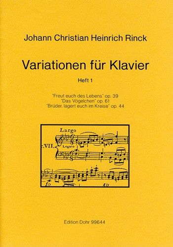 Variationen Für Klavier, Heft 1.
