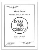 Quintet No. 4 In Ab, Op. 8 : For Brass.