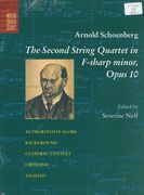 Second String Quartet In F-Sharp Minor, Op. 10 / edited by Severine Neff.