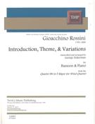Introduction, Theme & Variations : For Bassoon and Piano / arranged by George Zukerman.