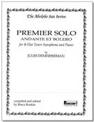 Premier Solo - Andante Et Bolero : For Tenor Saxophone and Piano.