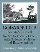 Sonata Op. 34, No. 6 : For Three Flutes and Piano.