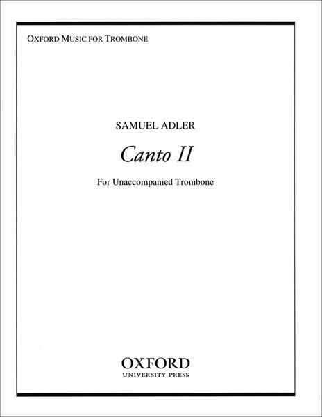 Canto II : For Unaccompanied Trombone.