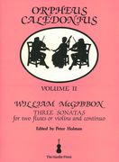 Three Sonatas : For Two Flutes Or Violins And Basso Continuo / Edited By Peter Holman.
