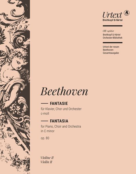 Choral Fantasy, Op. 80 : For Piano, Chorus and Orchestra - Violin 2 Part.