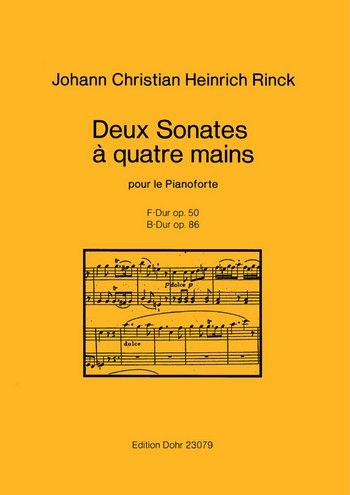 Deux Sonates A Quatre Mains : Pour le Pianoforte.