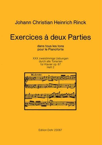 Exercises A Deux Parties Dans Tous Les Tons : Pour le Pianoforte - Heft 2.