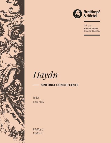 Sinfonia Concertante In B Flat Major Op. 84 Hob. I:105 - Violin 2 Part.