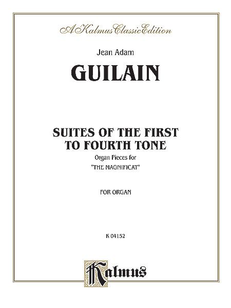 Suites Of The 1st To 4th Tone : For Organ.