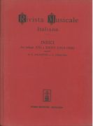 Rivista Musicale Italiana : Indici Dei Volumi XXI A XXXV (1914-1928).