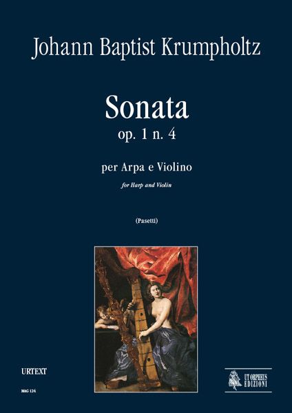Sonata, Op. 1 No. 4 : Per Arpa E Violino / A Cura Di Anna Pasetti.