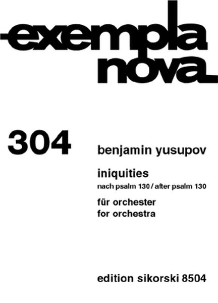 Iniquities : For Orchestra (2000).