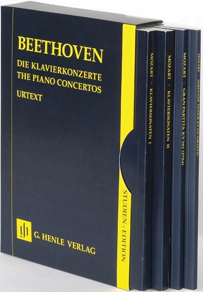 Piano Concertos 1-5 : Five Volumes In Slip Case.