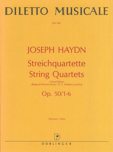 Streichquartette Op. 50/1-6.