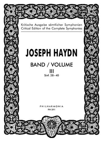 Complete Symphonies, Vol. 3 : Nos. 28-40.
