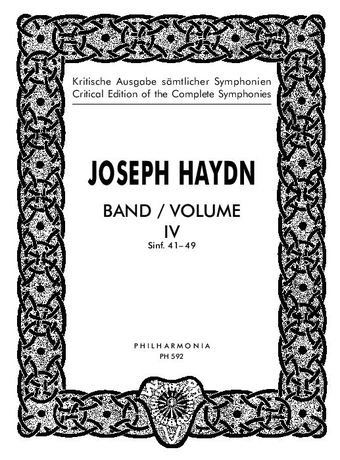 Complete Symphonies, Vol. 4 : Nos. 41-49.