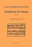 Variationen Für Klavier, Heft 3 / edited by Christoph Dohr.