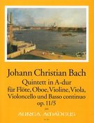 Quintett In A-Dur : Für Flöte, Oboe, Violine, Viola, Violoncello und Basso Continuo, Op. 11/5.